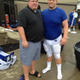 Illustration for article titled Enormous Jared Lorenzen Poses With Enormous Kentucky Lineman